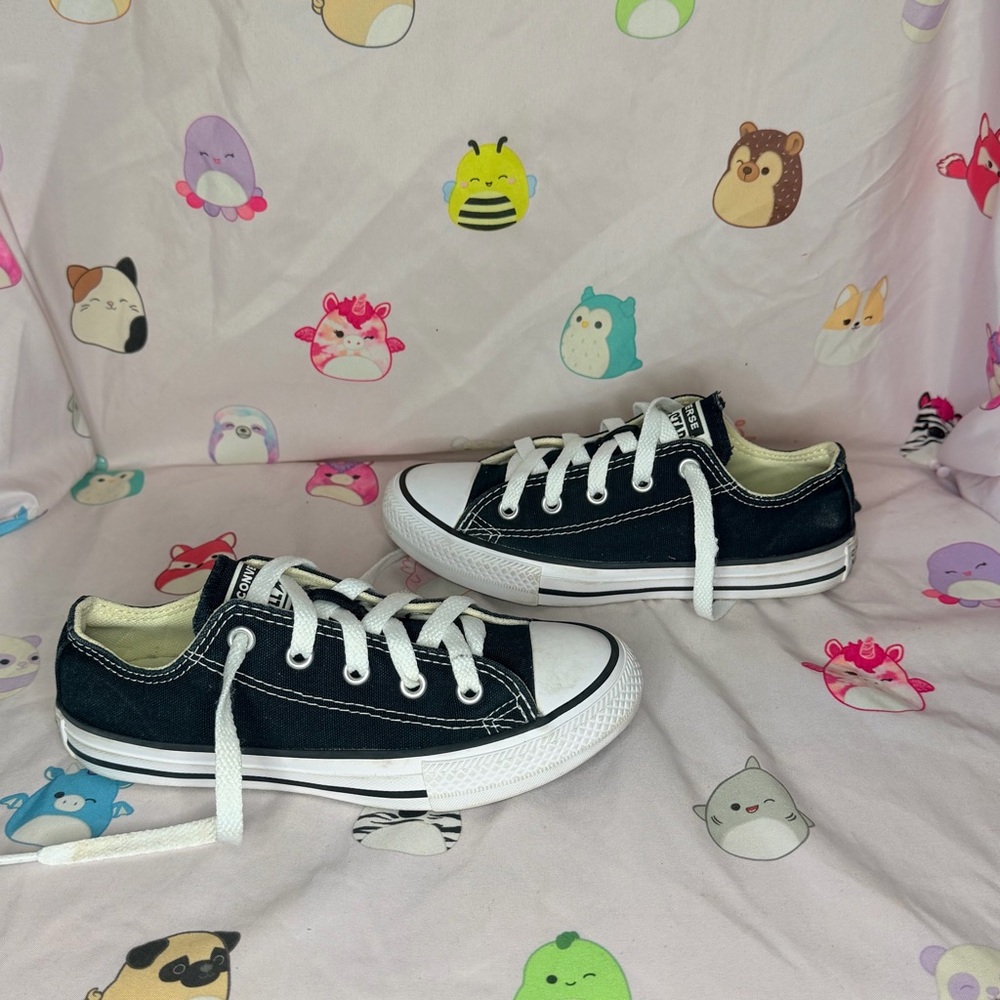 Converse Chuck Taylor All Star Low Top - Black  Size 13 -Little Girls